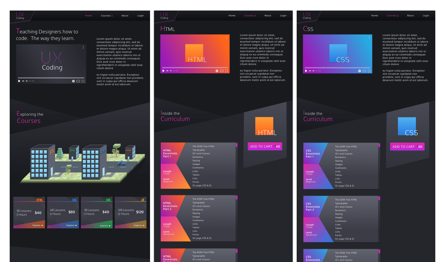UX Coding preview